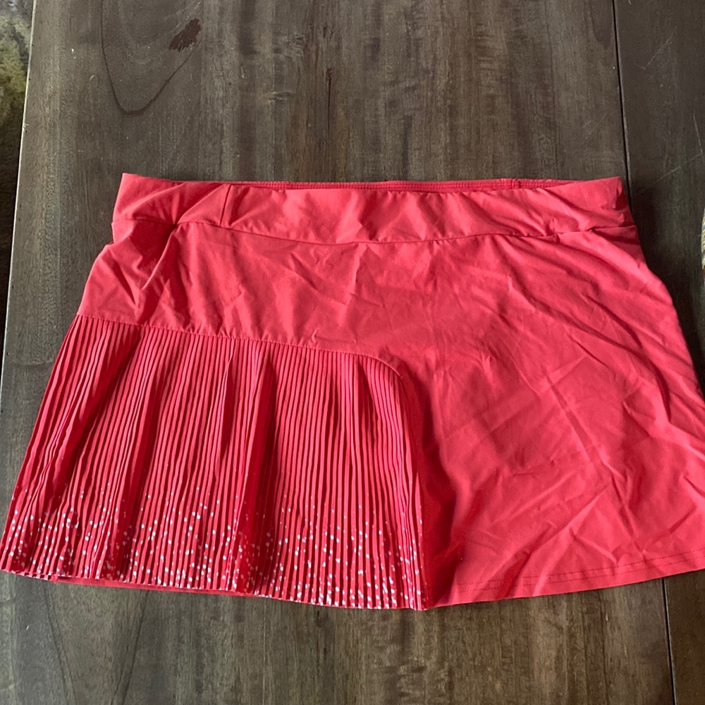 Babolat Women’s Tennis Pickleball Skirt Skort, Red, Size Large